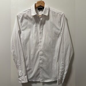ASOS White Long Sleeve Button Down Shirt Size XS
